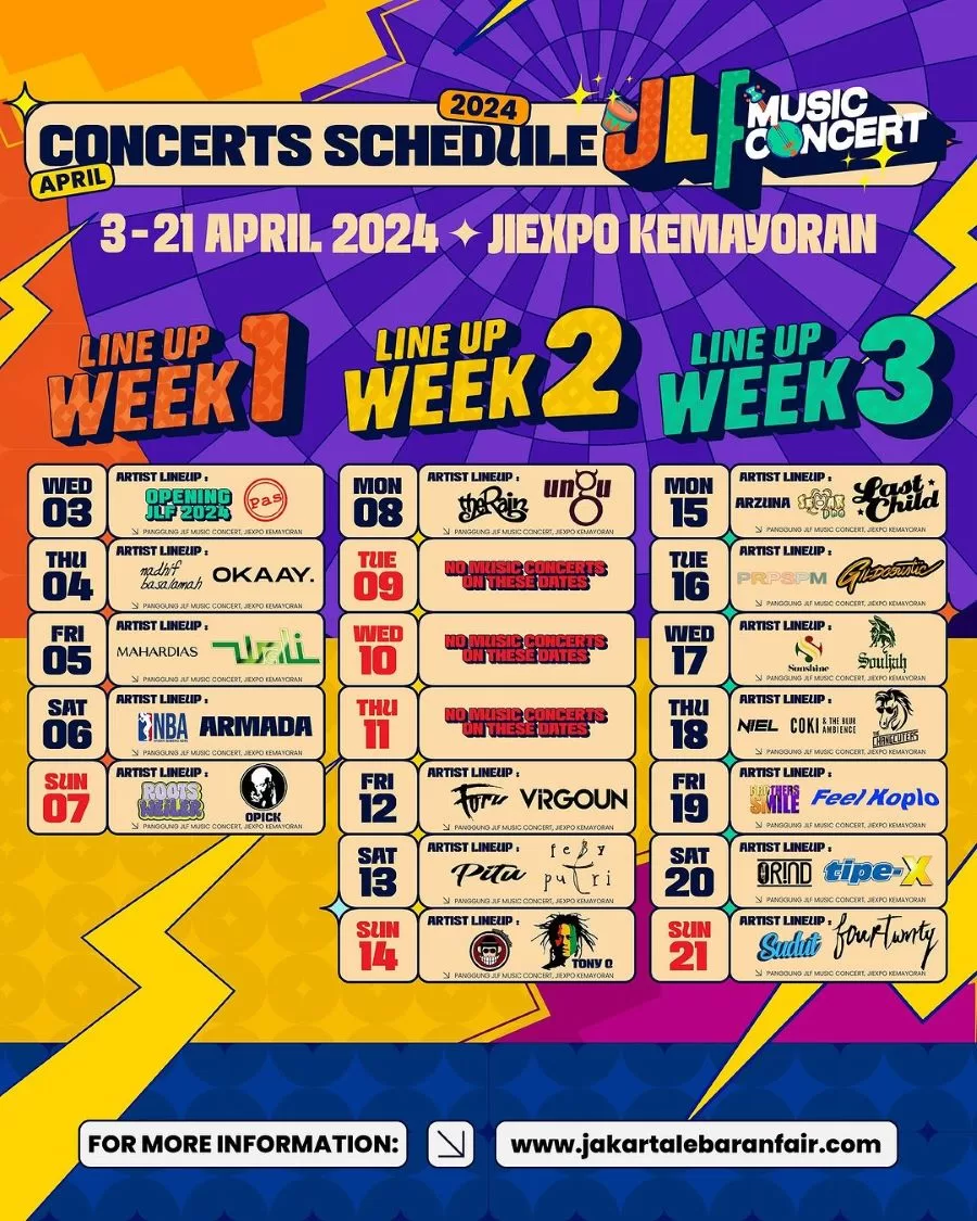 Catat Jadwal Konser Musik Jakarta Lebaran Fair 2024, Mana Musisi Favorit Kalian 1 ae 32 jpg