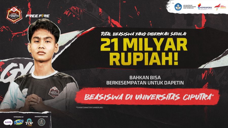 Garena Youth Championship 2025 Free Fire Kembali Digelar untuk Pelajar, Hadirkan Total Hadiah Beasiswa Rp21 Miliar 1 pul 70