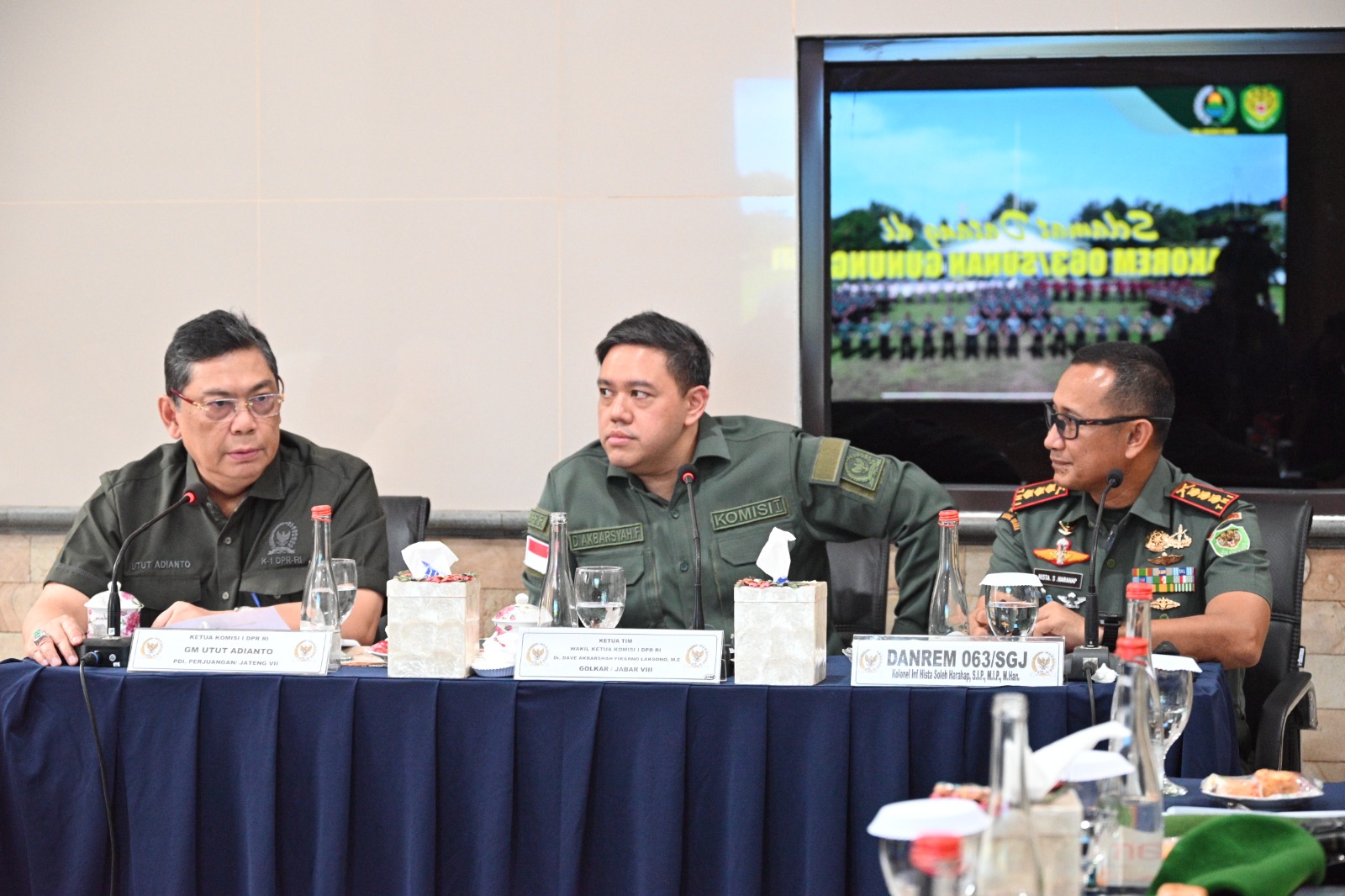 Kunjungi Korem 063/Sunan Gunung Jati, Komisi I DPR RI Soroti Penguatan Teritorial dan Kesejahteraan Prajurit 1 pul 124